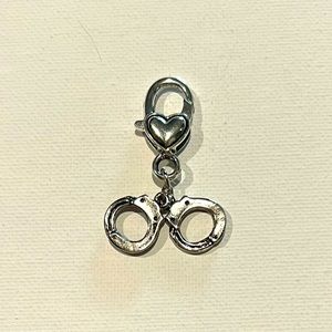 Handcuff’s purse charm or zipper pull